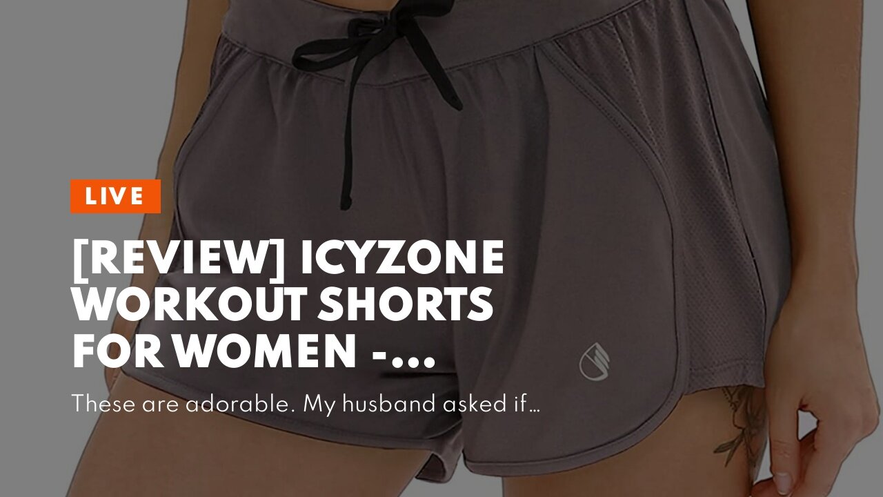 [REVIEW] icyzone Workout Shorts for Women - Activewear Exercise Athletic Running Yoga Shorts