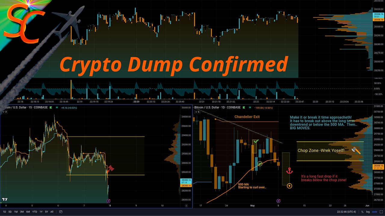 [Replay] You Were Warned - BTC/Crypto Dumpfest Predicted & Confirmed :: Techno & Bot Watching