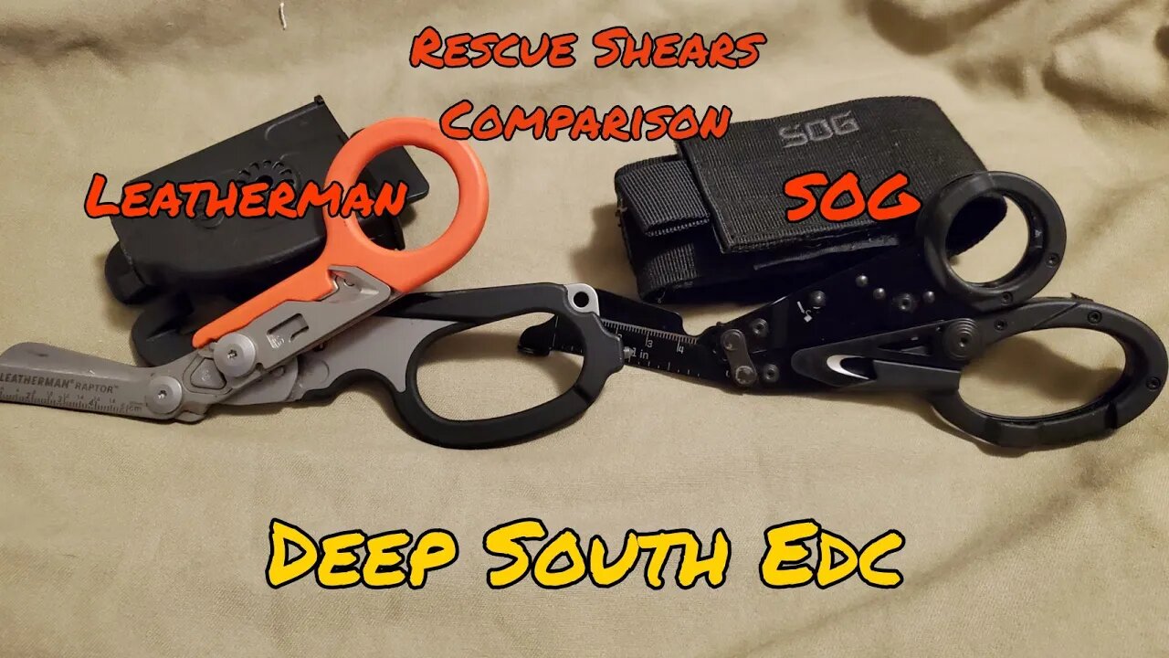 Leatherman Raptor & SOG Parashears comparison - Deep South Edc