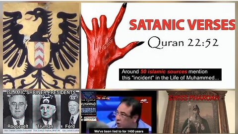 SWISS TEMPLARS: AT TOP LEVEL MASONS ARE ISLAMIC: WORSHIP LUCIFER: PROPHET MOHAMMED SATAN'S MESSENGER