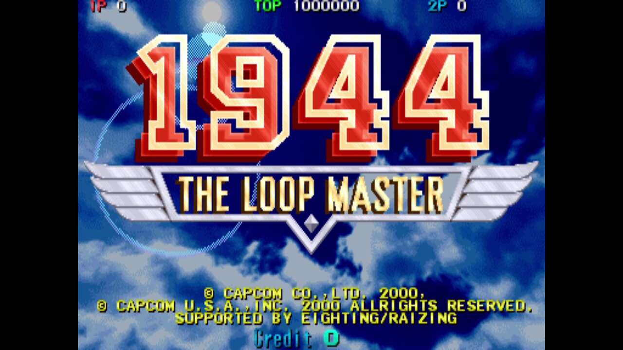 1944 The Loop Master Arcade Game, Eighting Raizing Capcom 2000, Longplay