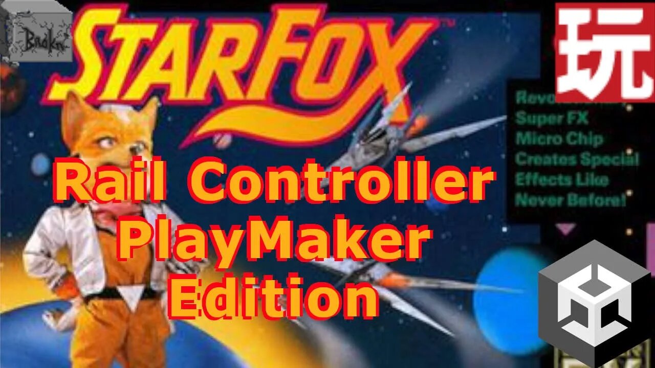 Unity Playmaker Starfox style Rail Controller, Easy!