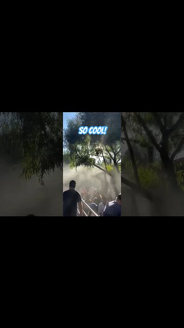 Mist fans in the Radiator Springs Racers queue #californiaadventure #carsland