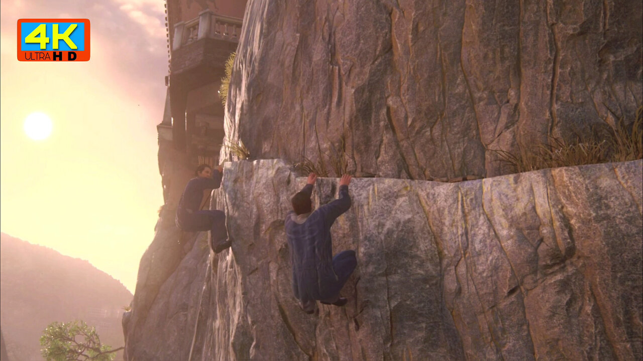 PS5) Uncharted 4 - Extreme Parkour Mission _ Ultra High Graphics GAMEPLAY_ Knight PlayStation