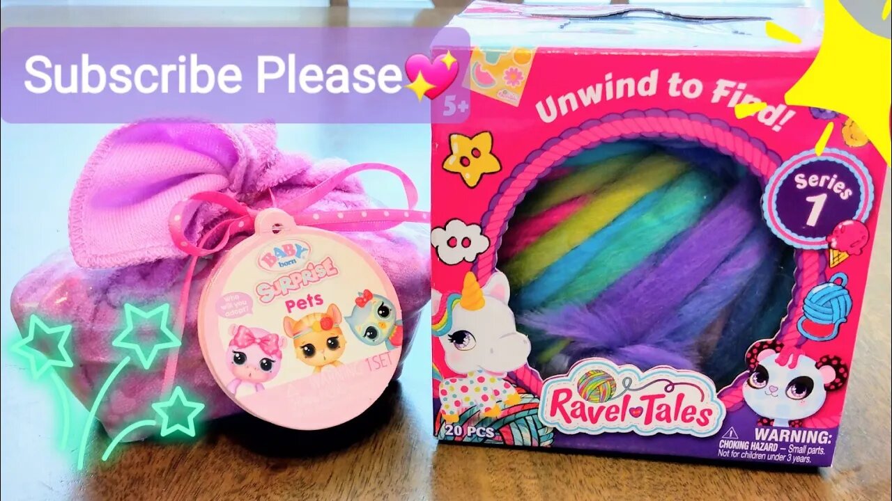 Ravel Tales, 🧶 Baby Surprise pets opening unboxing, review 🍼