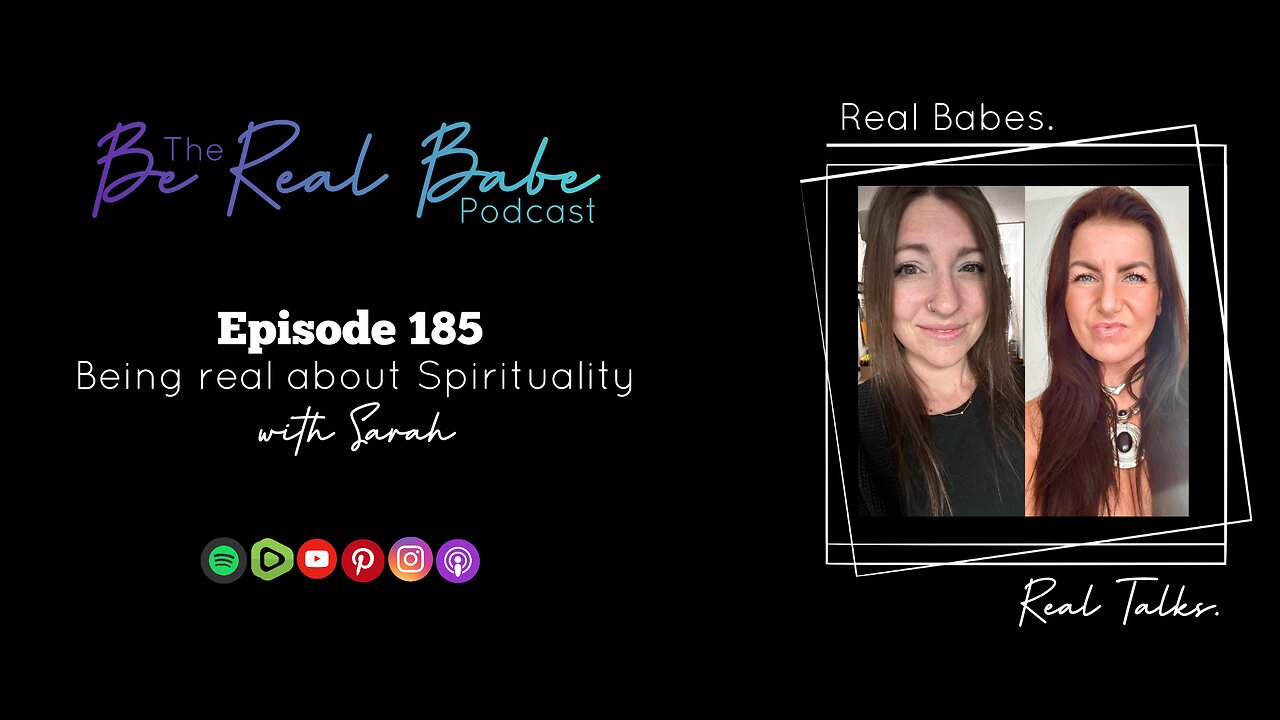 Episode 185 Being Real about Spirituality with Sarah