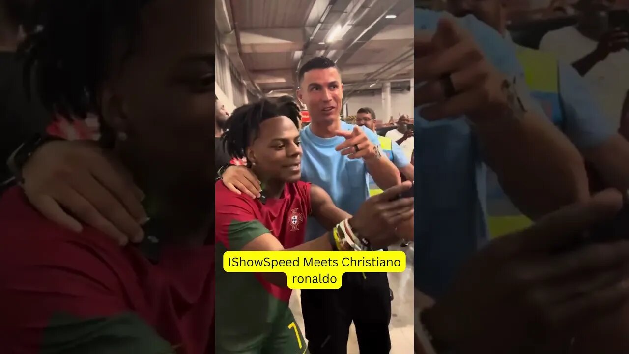 IShowSpeed Meets Christiano Ronaldo