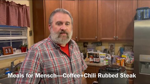 Meals for Mensch—Coffee+Chili Rubbed Steak