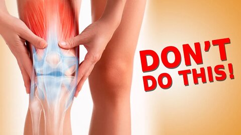 This Common Mistake Will Make Your Joint Pain Worse