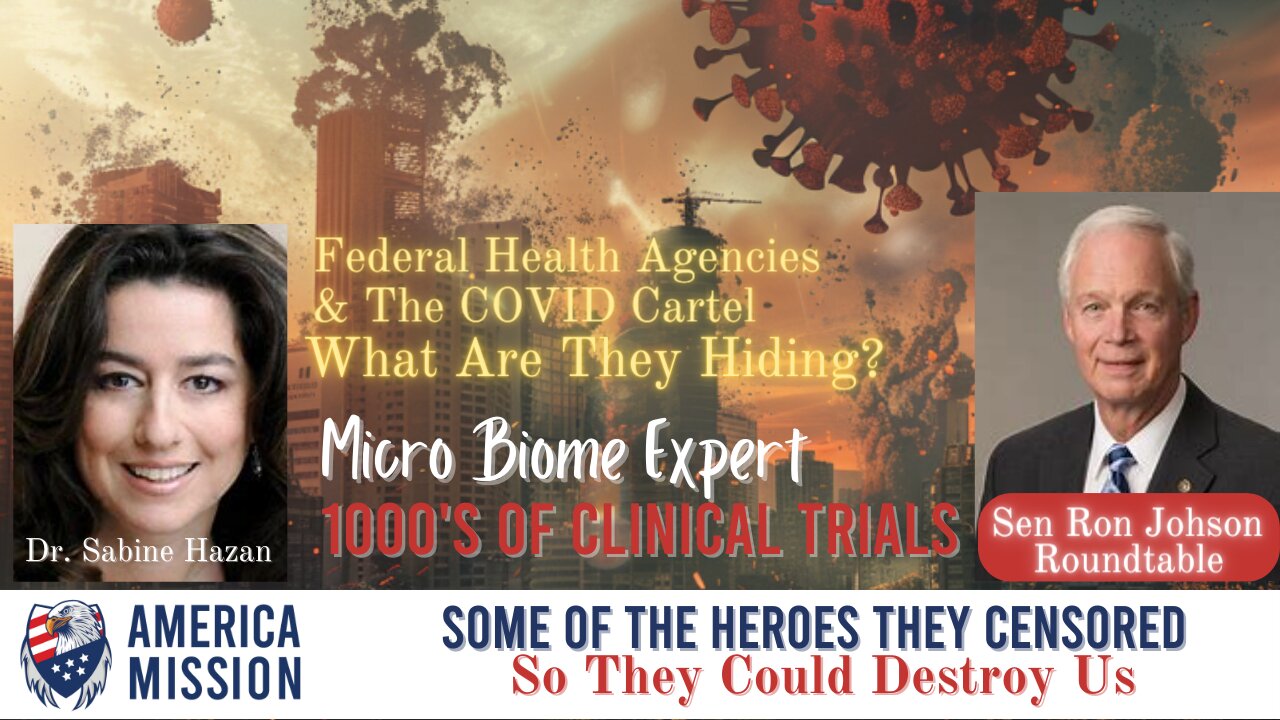 Federal Health Agencies & COVID Cartel: Dr Sabine Hazan