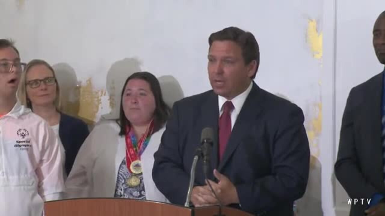 Florida Gov. Ron DeSantis talks storm preps