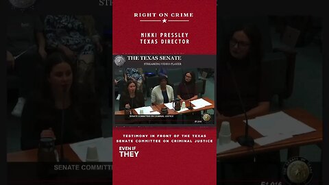 Nikki Pressley, ROC Director, testifying on Reentry to the Senate Committee on Criminal Justice.