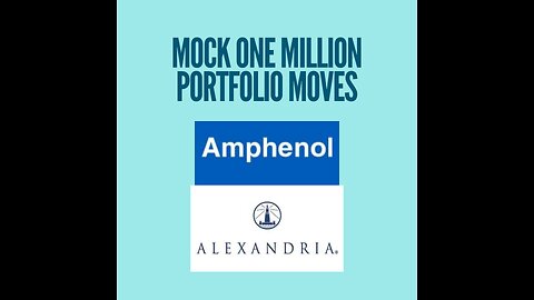 Why i bought Amphenol and sold Alexandria REIT