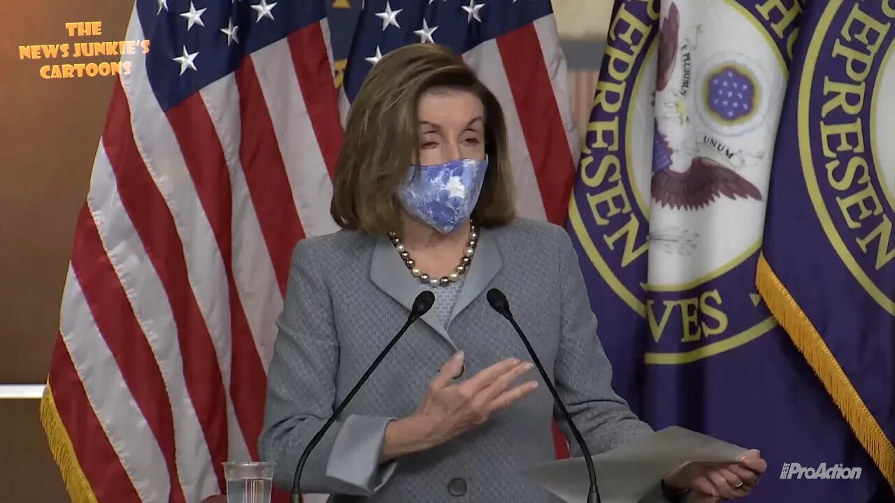 Pelosi goes on record.