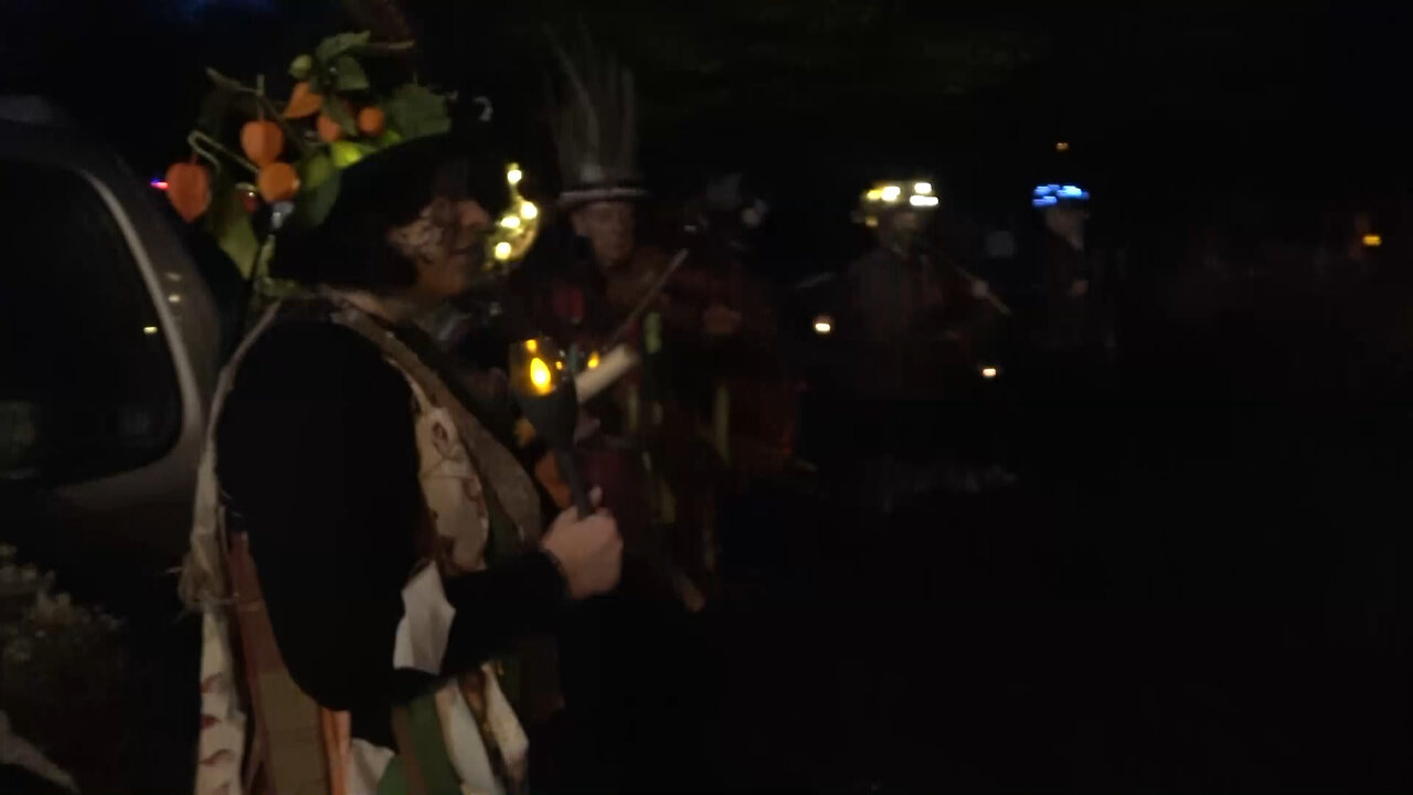 Ragged Oak Border Morris - Drumfield - The Boat Inn - Jackfield - Samhain on the Severn - 2023