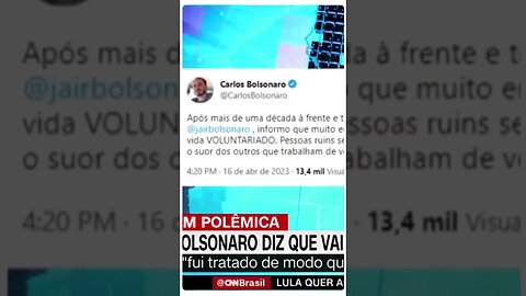 Carlos Bolsonaro diz que vai deixar de comandar redes do pai | @shortscnn #shortscnn