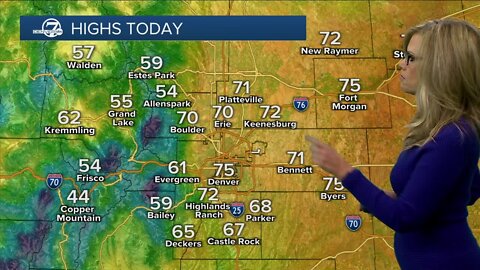 Rain expected Thursday afternoon and evening for the Denver metro