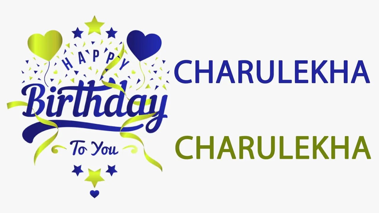 Happy Birthday to Charulekha - Hindi Birthday Wish From Birthday Bash