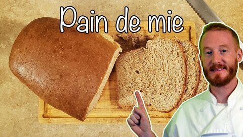 PAIN de MIE 100% Farine de blé INTÉGRAL 🍞