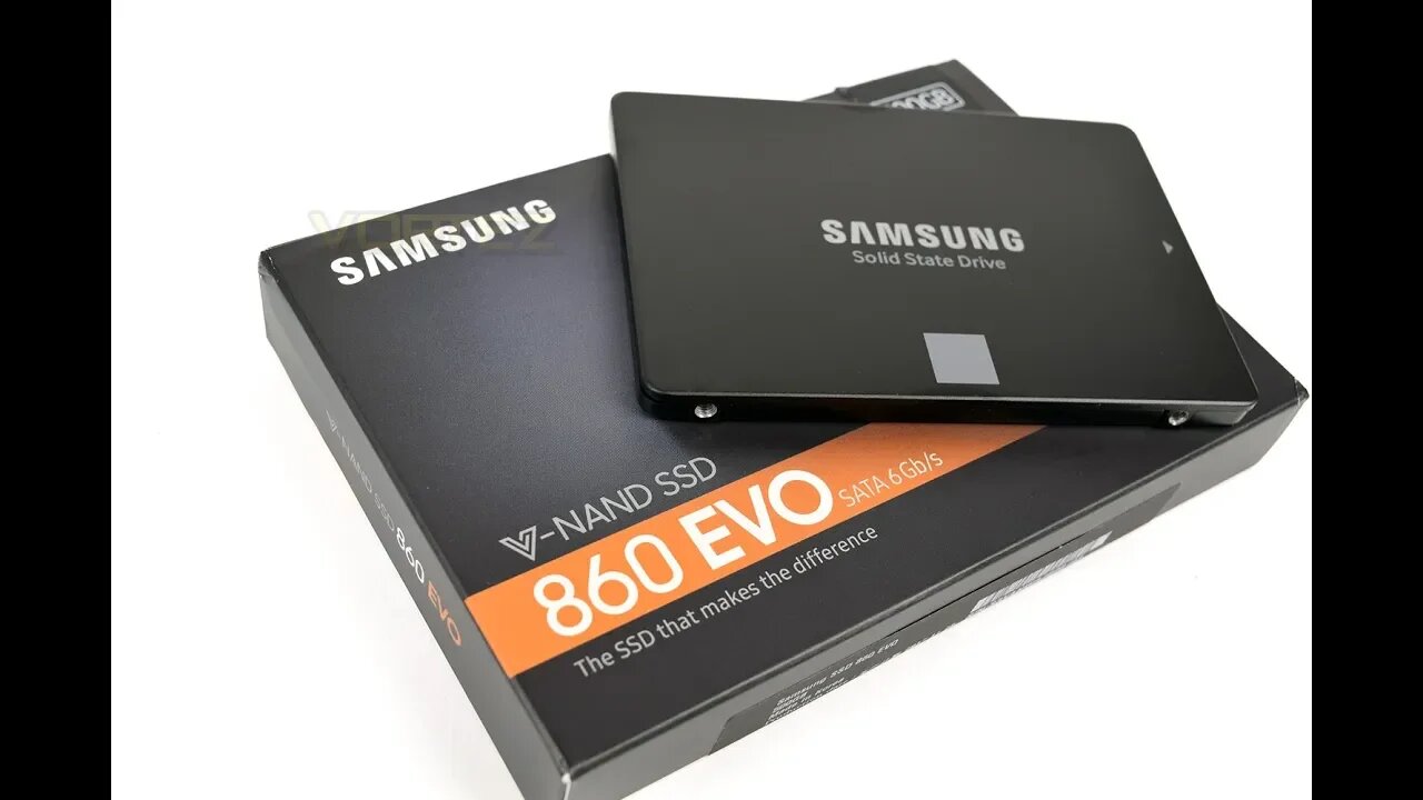 Unboxing SSD Samsung 860 EVO