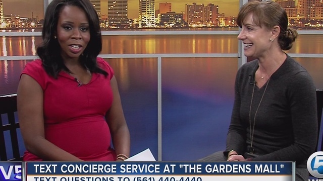 Text concierge service offered at The Gardens Mall