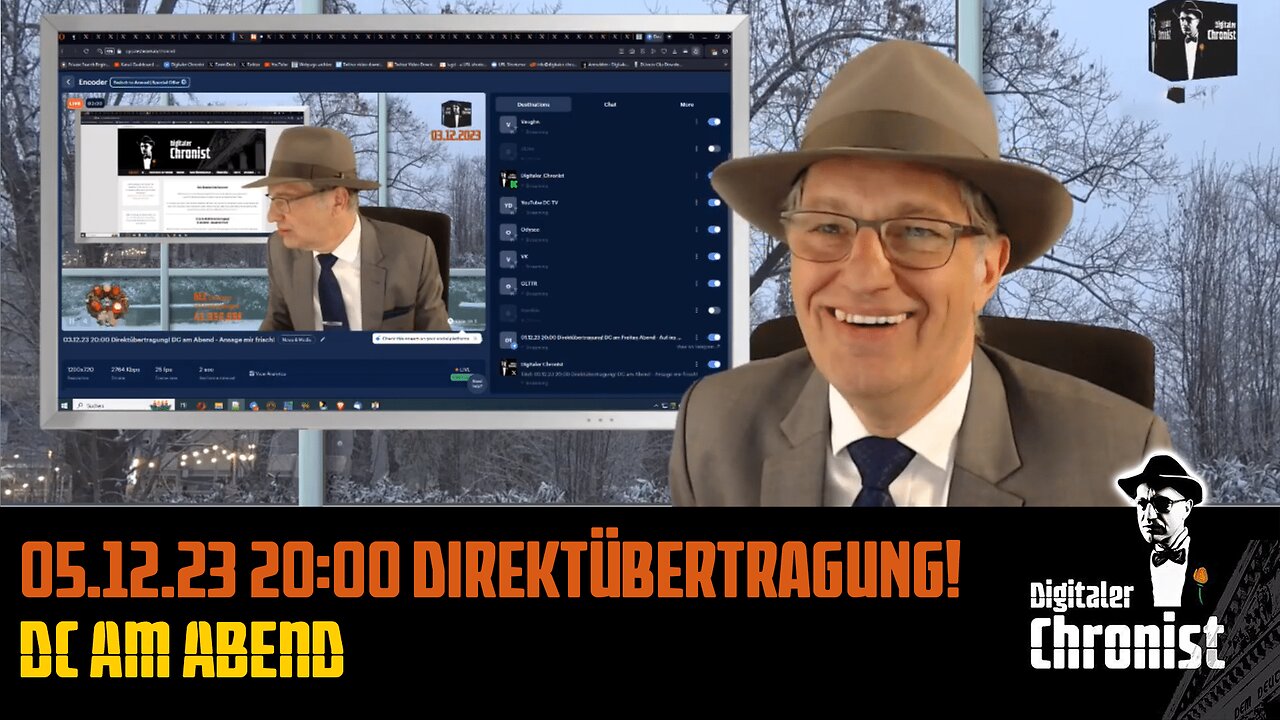 Aufzeichnung vom 05.12.23 Direktübertragung! DC am Abend