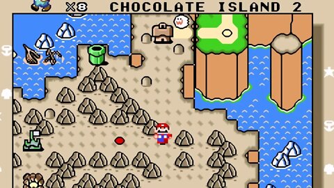 Chocolate Island 2 |All Dragon Coins | Super Mario World