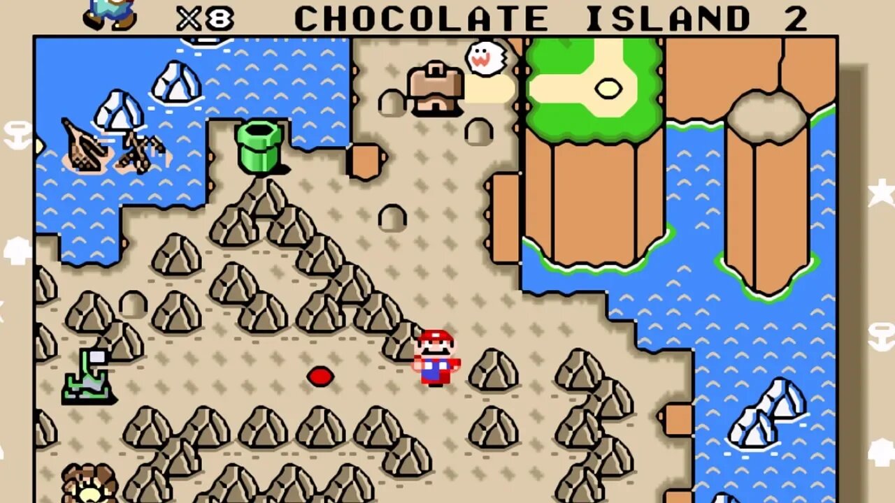 Chocolate Island 2 |All Dragon Coins | Super Mario World