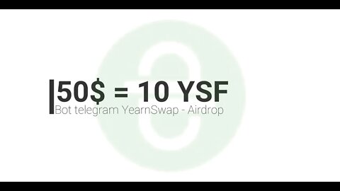 Finalizado - Airdrop - YearnSwap - 50$ - Se inscrever até dia 15/11/2020