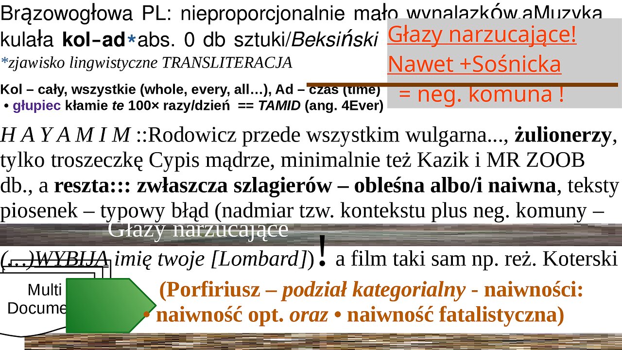 Brązowogłowa PL: nieproporcjonalnie mało wynalazków,Muzyka kulała kol-ad*abs. 0 db sztuki/Beksiński