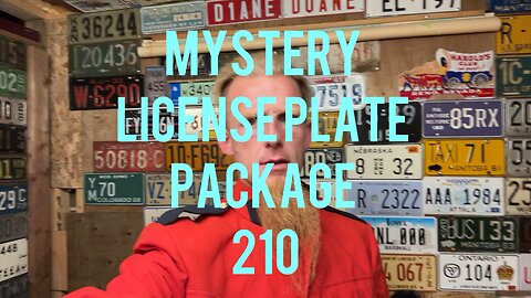 Mystery license plate package 210