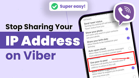 How to Stop sharing your IP address on Viber