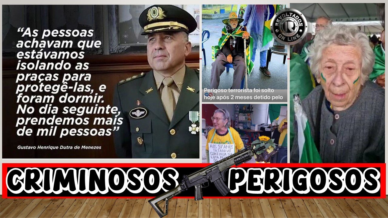 SOU O GENERAL DO EXÉRCITO BRASILEIRO PRENDI MAIS DE 1000 CRIMINOSOS DIA 08 DE JANEIRO