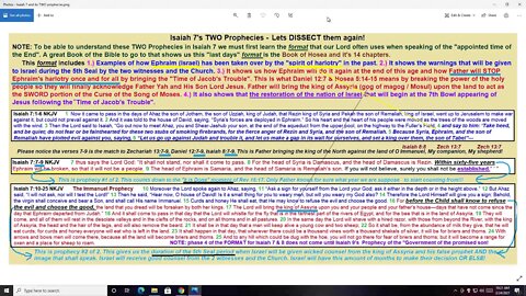 Isaiah 7 and its TWO Prophecies