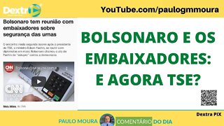 BOLSONARO E OS EMBAIXADORES: E AGORA TSE?