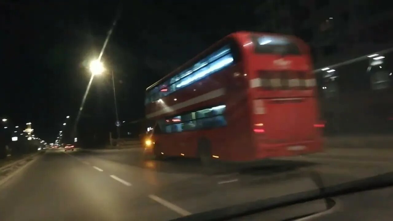 Night drive Lisice Skopje Macedonia 2022