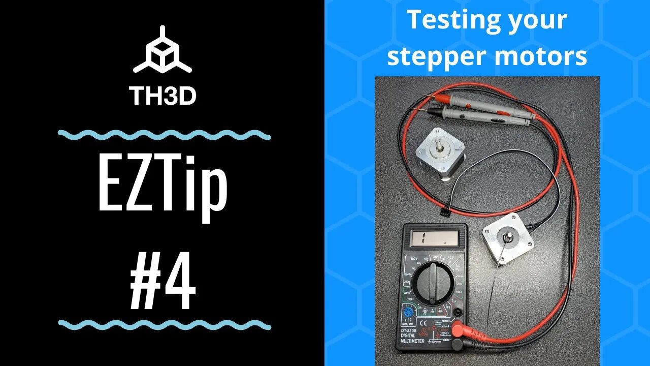 EZTip #4 - Testing and Checking your Stepper Motors