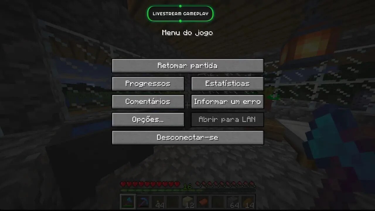 Live de Minecraft Versão 1.16.1 com #pai_eoroper e #Eoroper EP - 3