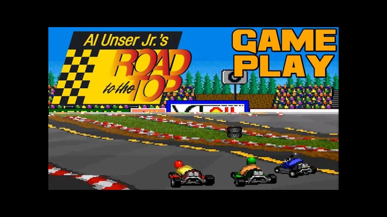 Al Unser Jr.'s Road to the Top - Super Nintendo Gameplay 😎Benjamillion