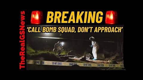 URGENT: Don't Approach Downed Drones "Call Bomb Squad"