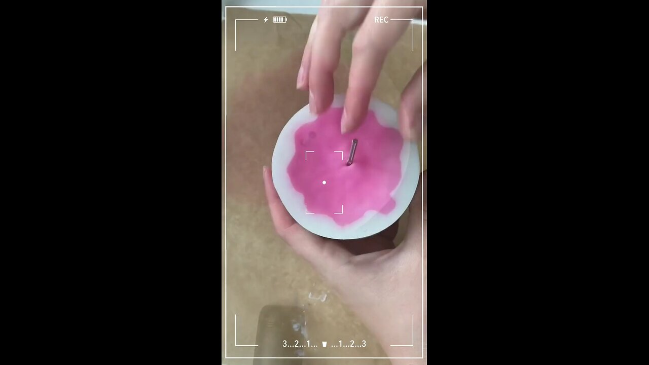 How To Make Pink Rose Candle