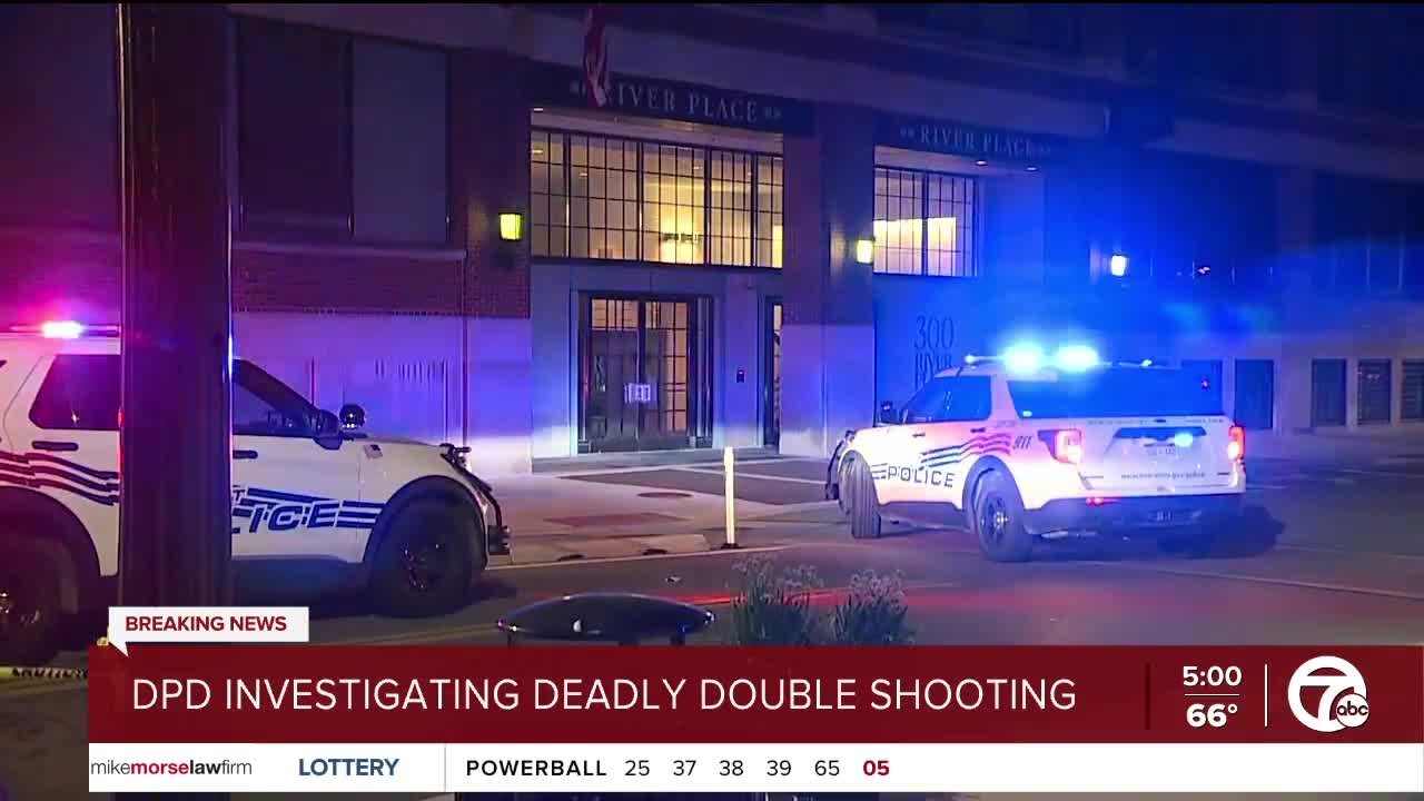 I dead afte shooting in Detroit Waterfront district