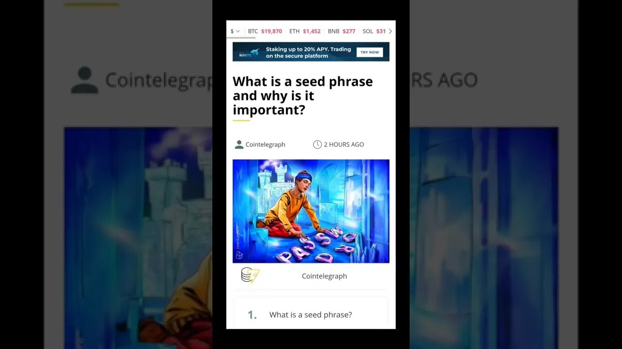 What is a Seed Phrase and Why is it Important?