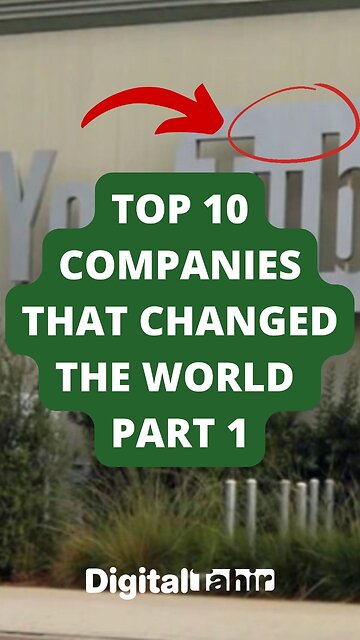 Top 10 Companies That Changed the World Part 1