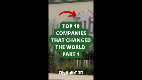 Top 10 Companies That Changed the World Part 1