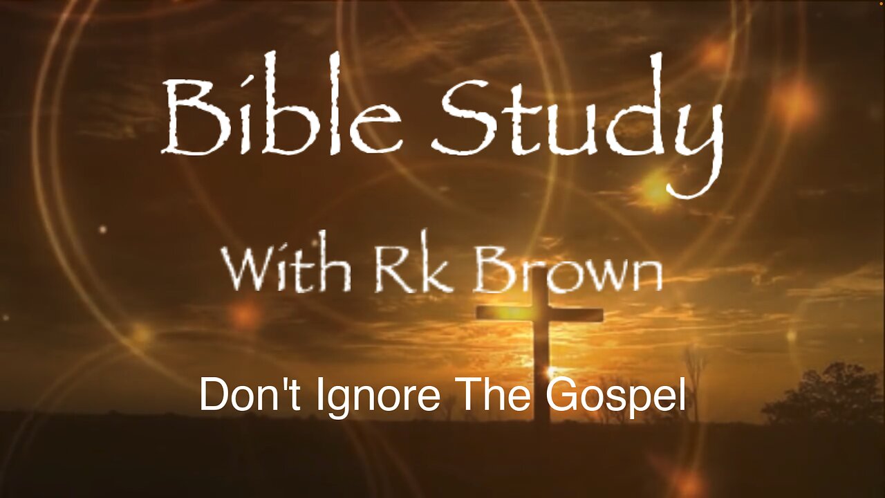 Don't Ignore The Gospel