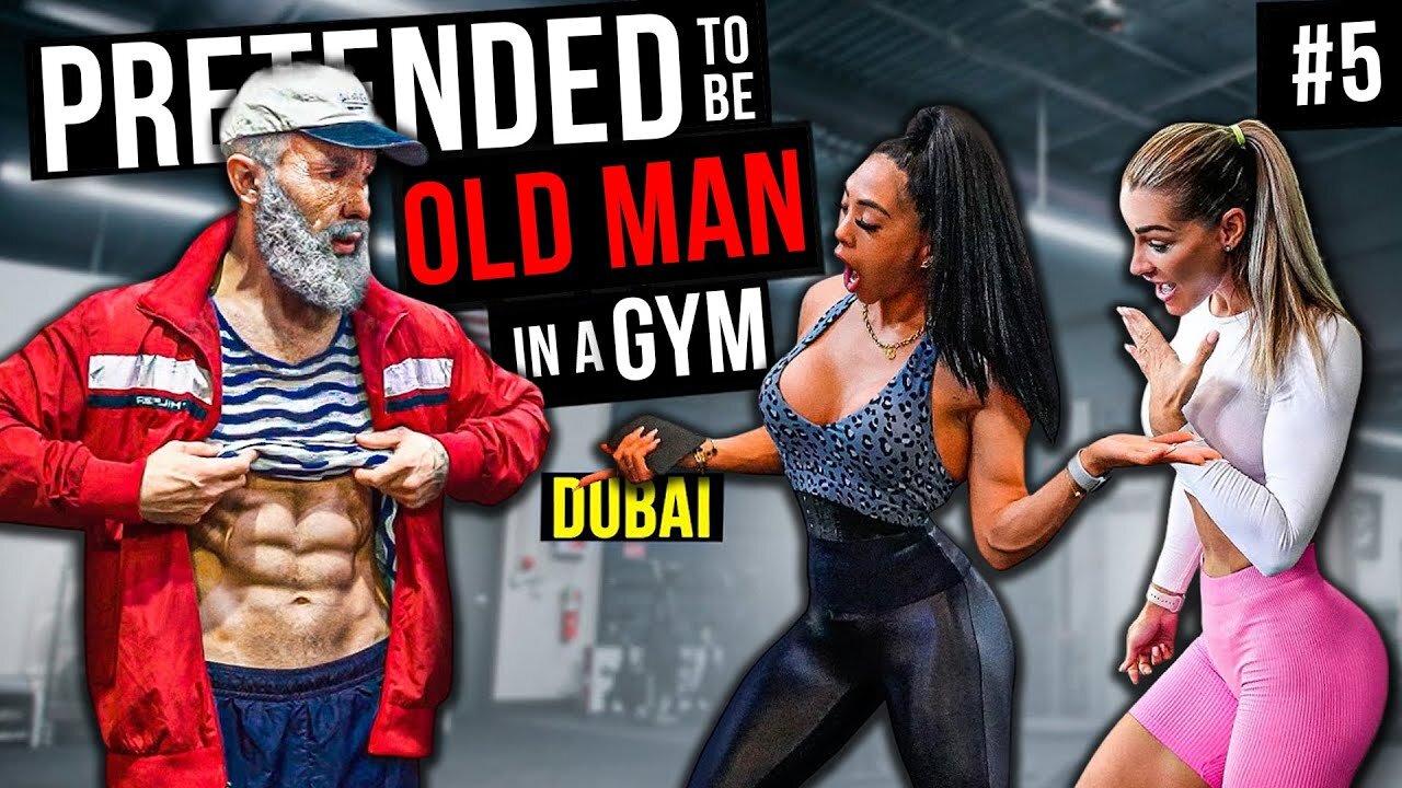 CRAZY OLD MAN shocks GIRLS in the gym Prank | Aesthetics in Public