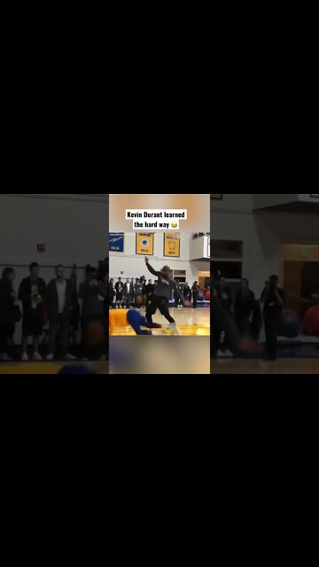 Kevin Durant got dunked on by DeMarcus Cousins 😂 via @warriors