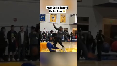 Kevin Durant got dunked on by DeMarcus Cousins 😂 via @warriors