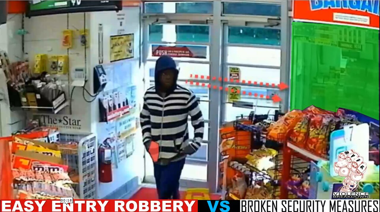 Gas station robbery | Robber Locked in | Real Violence For Knowledge